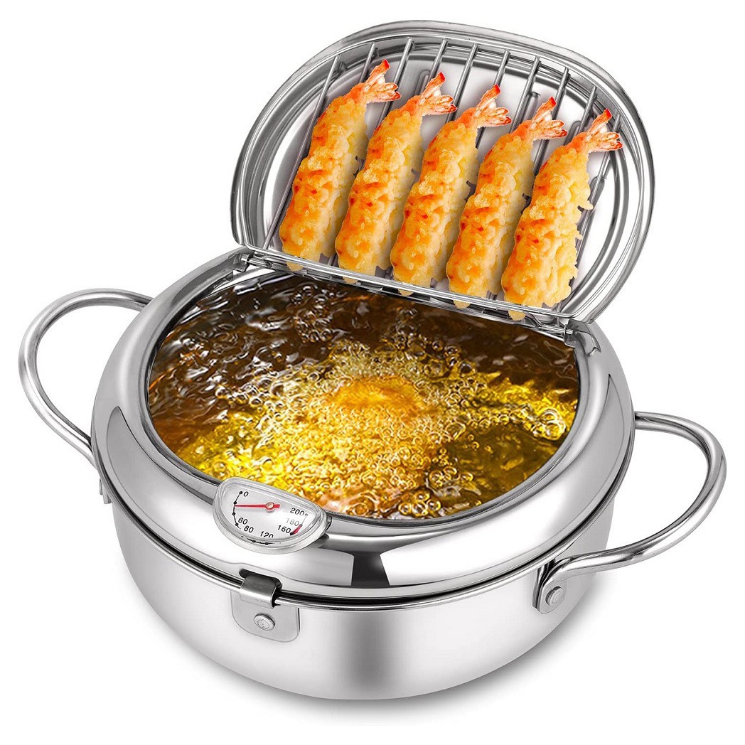 Deep Fryer Stainless - Panelas para fritar, panela de aço