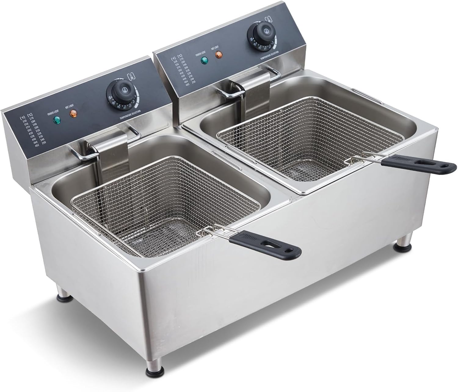 Deep Fryer Stainless - Fritadeira Elétrica Comercial Tacleekii 11L com