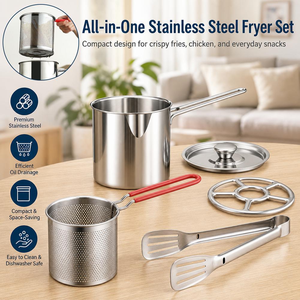 Panela para fritura profunda e - Deep Fryer Stainless avaliação e preço