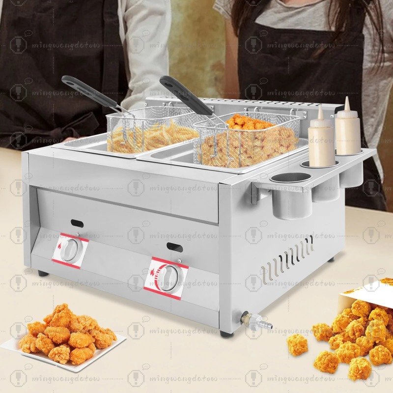 NOVA Fritadeira a Gás Comercia - Deep Fryer Stainless avaliação e preço