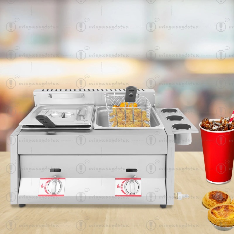 NOVA Fritadeira a Gás Comercia - Deep Fryer Stainless avaliação e preço