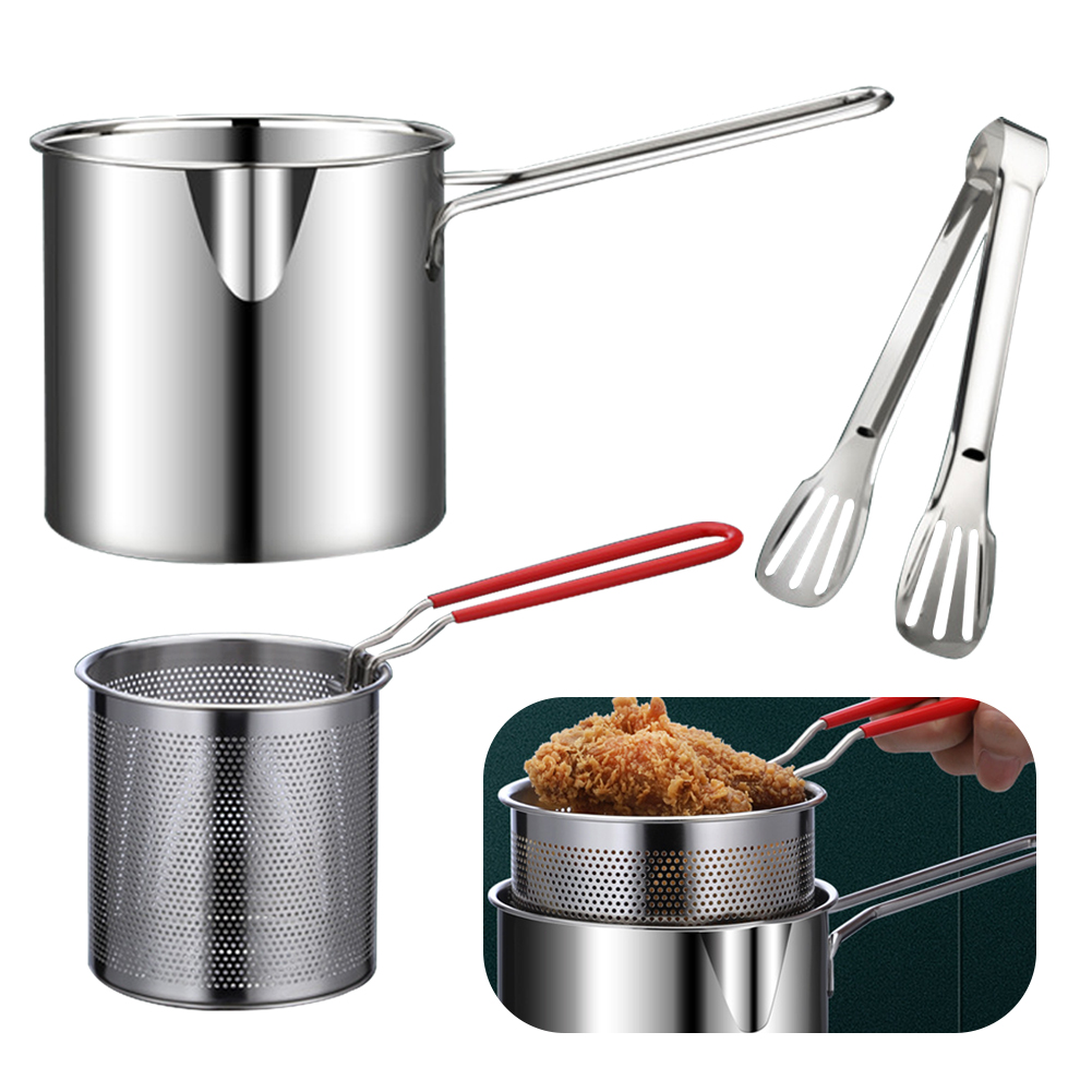 Fritadeira de Tempura 1200ML c - Deep Fryer Stainless avaliação e preço