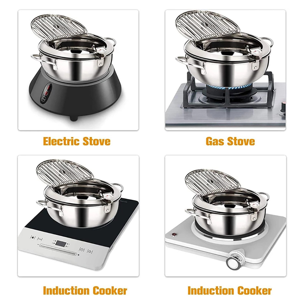 Panelas para fritar, panela de - Deep Fryer Stainless avaliação e preço