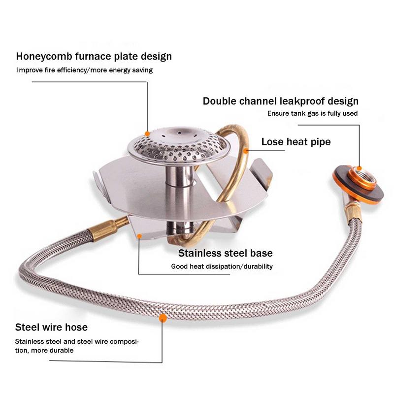 Portátil aço inoxidável exteri - Kitchen Appliances Gas Stove avaliação e preço