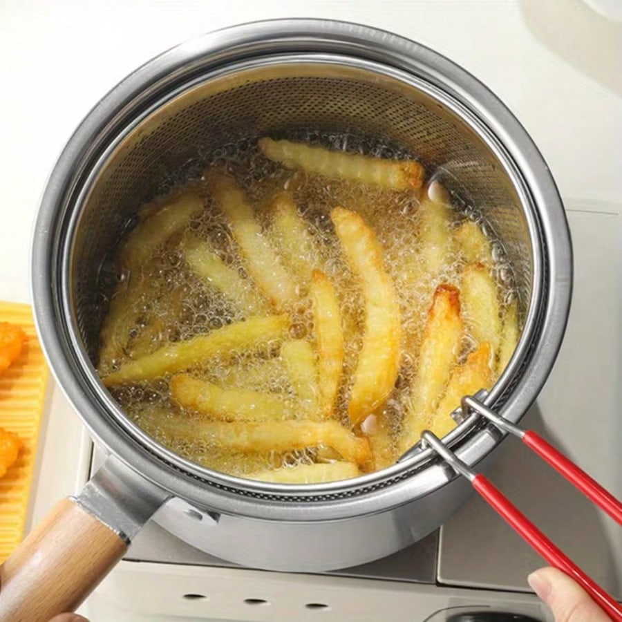 Panela de Fritura Profunda em  - Deep Fryer Stainless avaliação e preço